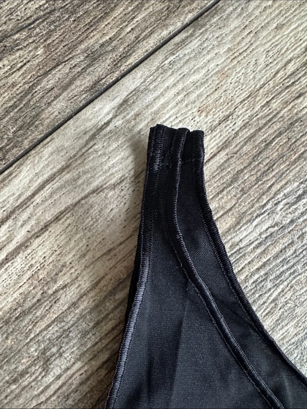 ALO Yoga One-Shoulder Black Crop Tank